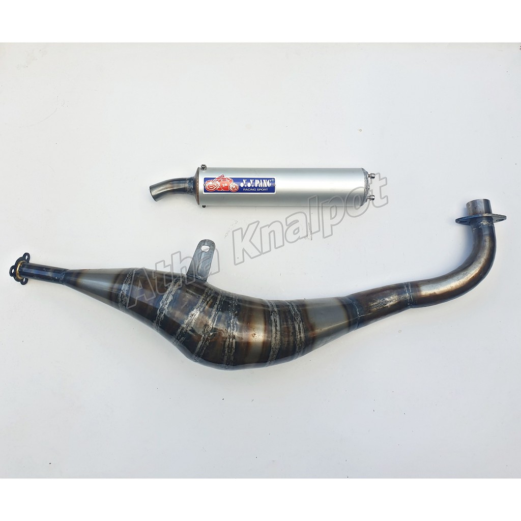 Knalpot YY PANG Almu Las Plat Galvanis Racing Fiz R Underbound Racing