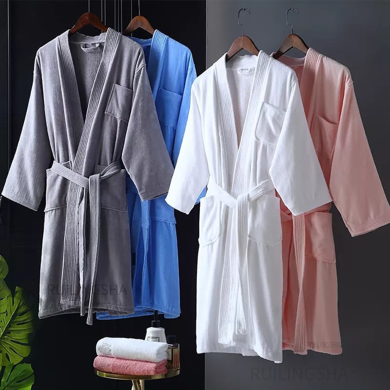 Handuk Kimono Dewasa / Handuk Kimono Jumbo / Bahan Lembut / Kimono Tebal