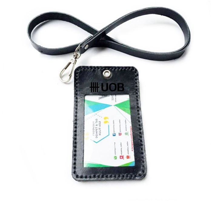 

Name Tag Id Kulit Asli Logo UOB - GARANSI 1TAHUN