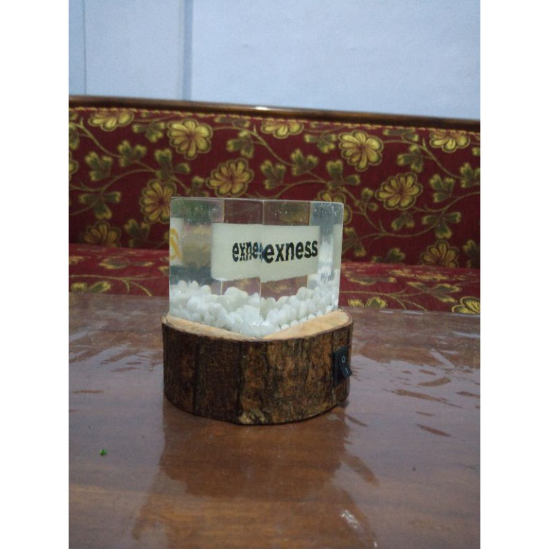 lampu hias / lampu tidur / lampu resin