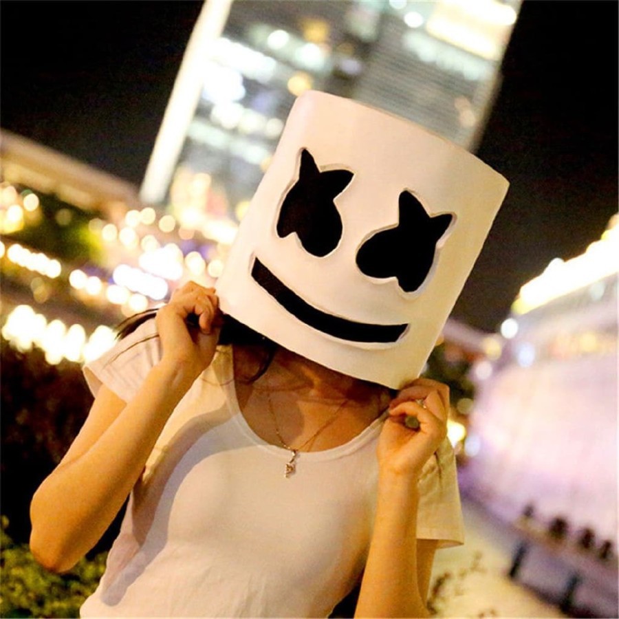 Topeng helm import marsmello marshmello