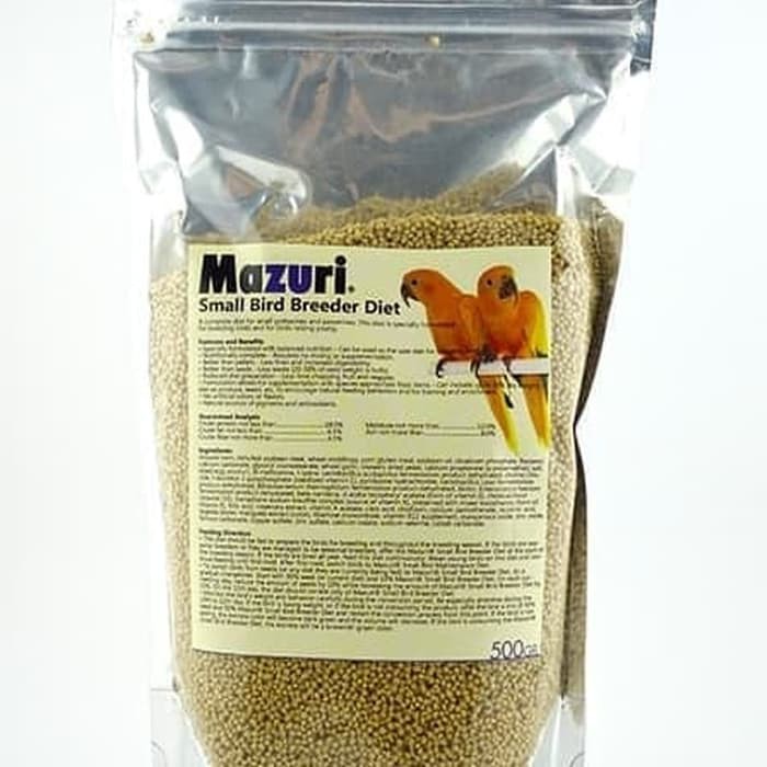 

Mazuri Small Bird Breeder 500gr mjt