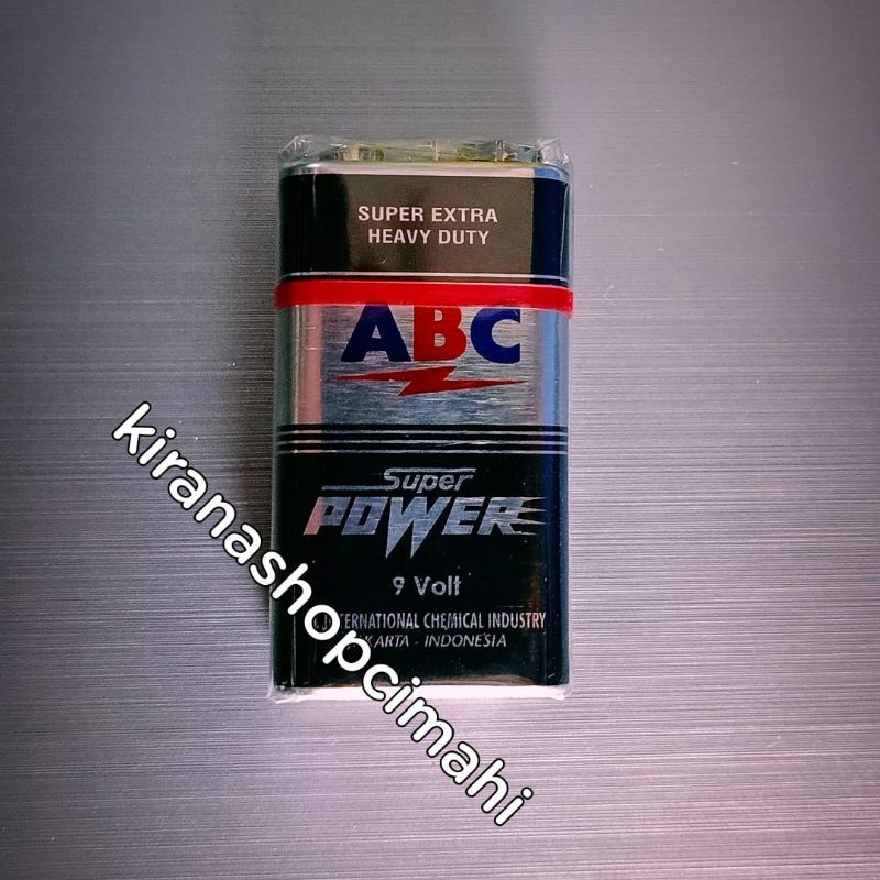 ABC super power 9 volt / baterai / battery / batu batre