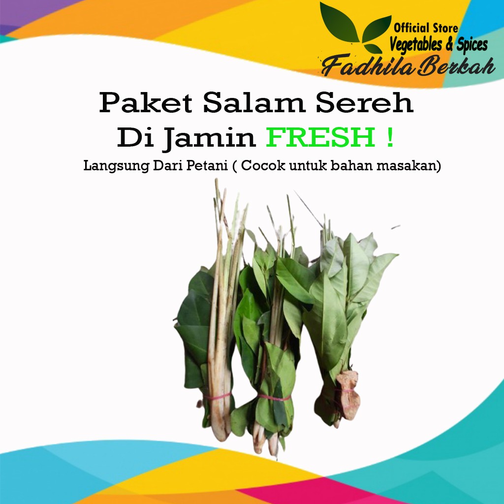 

Paket salam sereh lengkuas segar original murni