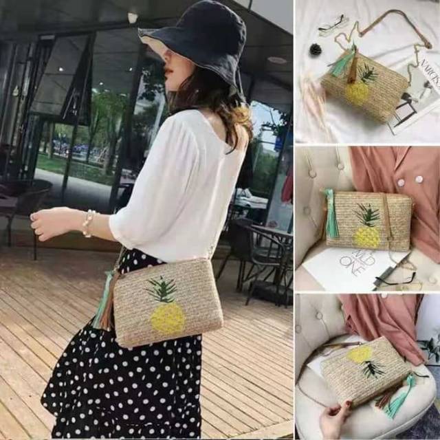 TAS ROTAN WANITA / TAS ROTAN BALI