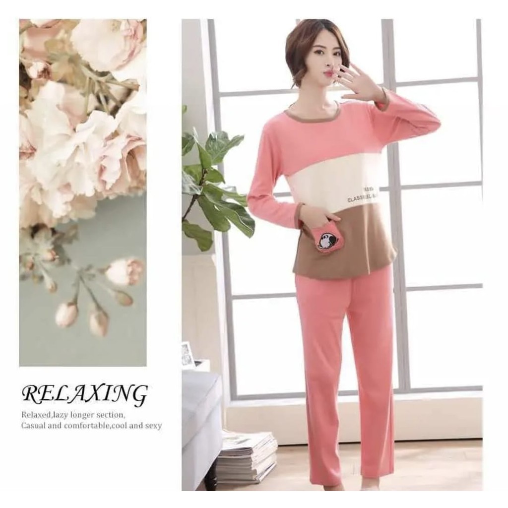 Pp piyama baju tidur wanita  olive