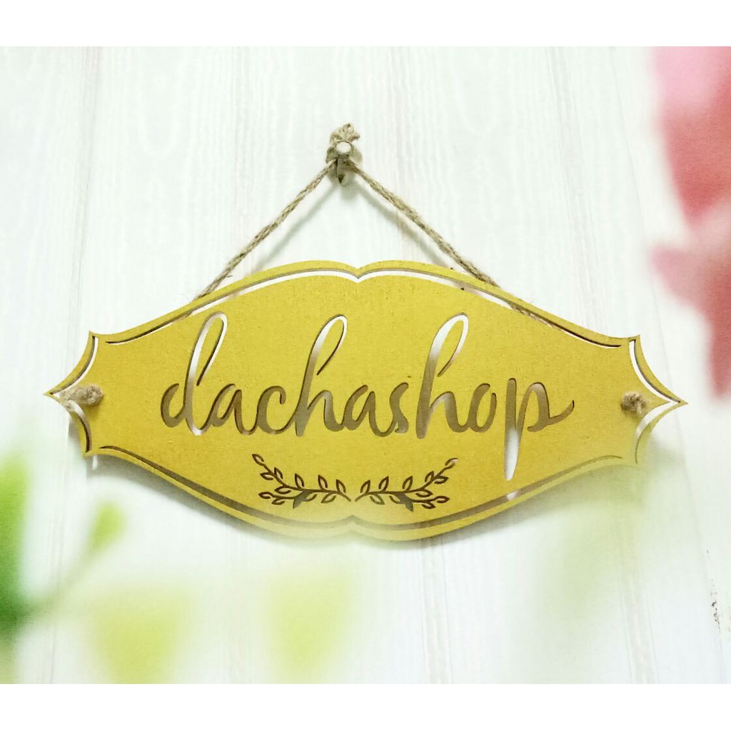 

CUSTOM WOOD LETTER LASER CUT - TULISAN NAMA LOGO KAYU SENDIRI