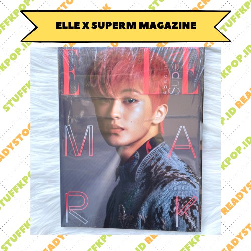 [stuffkpop.id] [READY STOCK,READ DESC. BOX] ELLE SUPERM MAGAZINE (SUPERM BAEKHYUN, SUPERM TAEMIN, SU