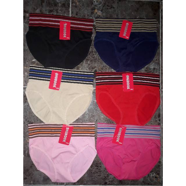 CD rajut semi korset / celana dalam rajut