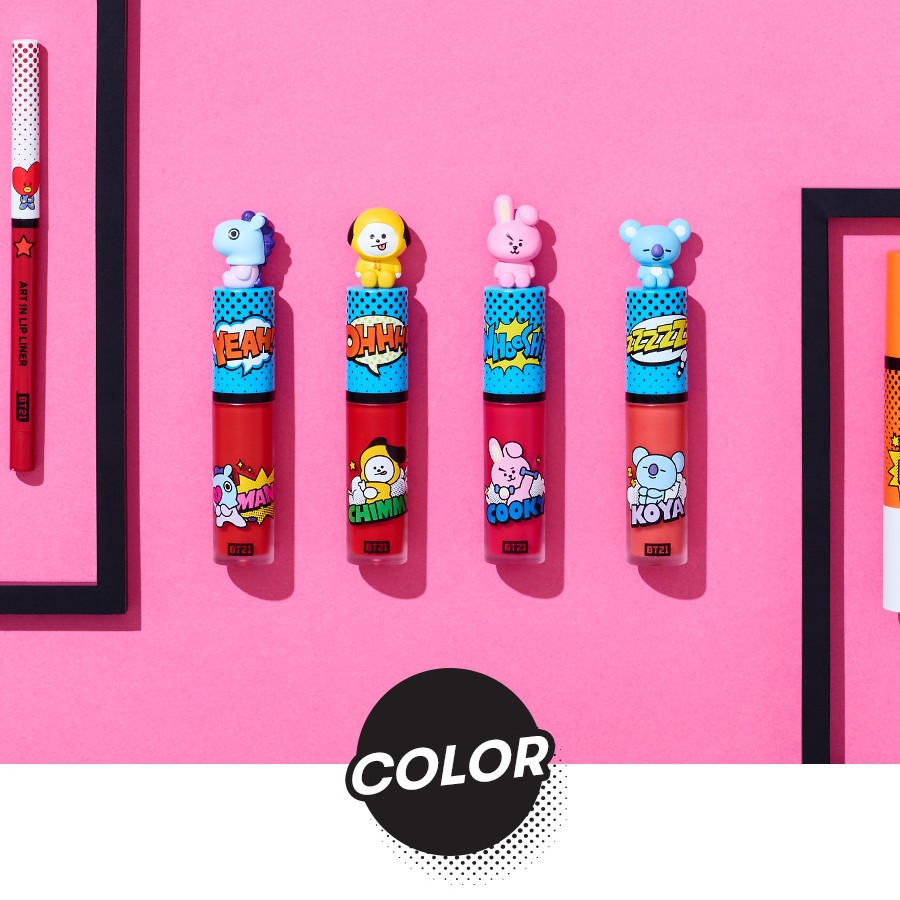 VT x BT21 Art In Lip Tint (100% Original Korea) READY STOCK TANPA PO (PRE ORDER)