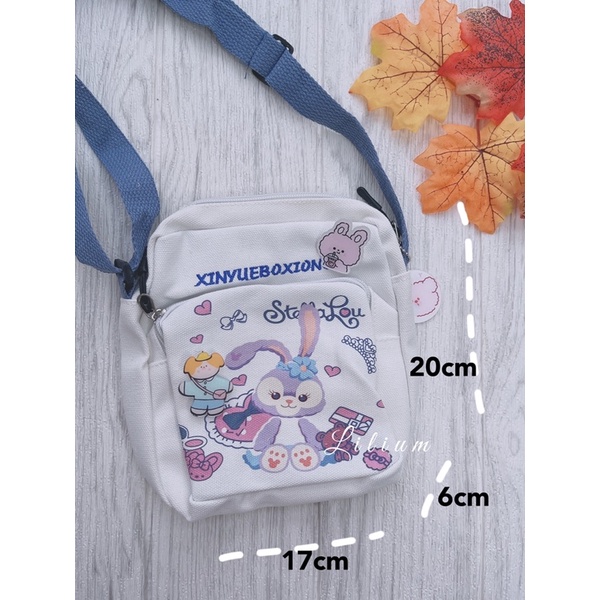 tas selempang kanvas stella TL012 TL013 model korea cute tote fashion sling bag