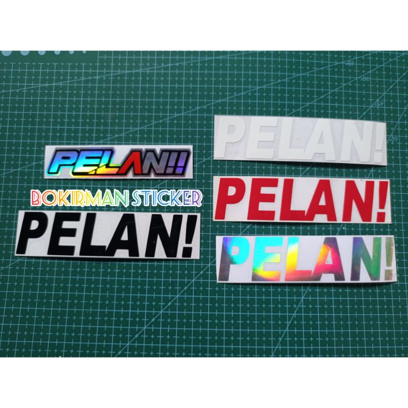 STICKER PELAN! CUTTING
