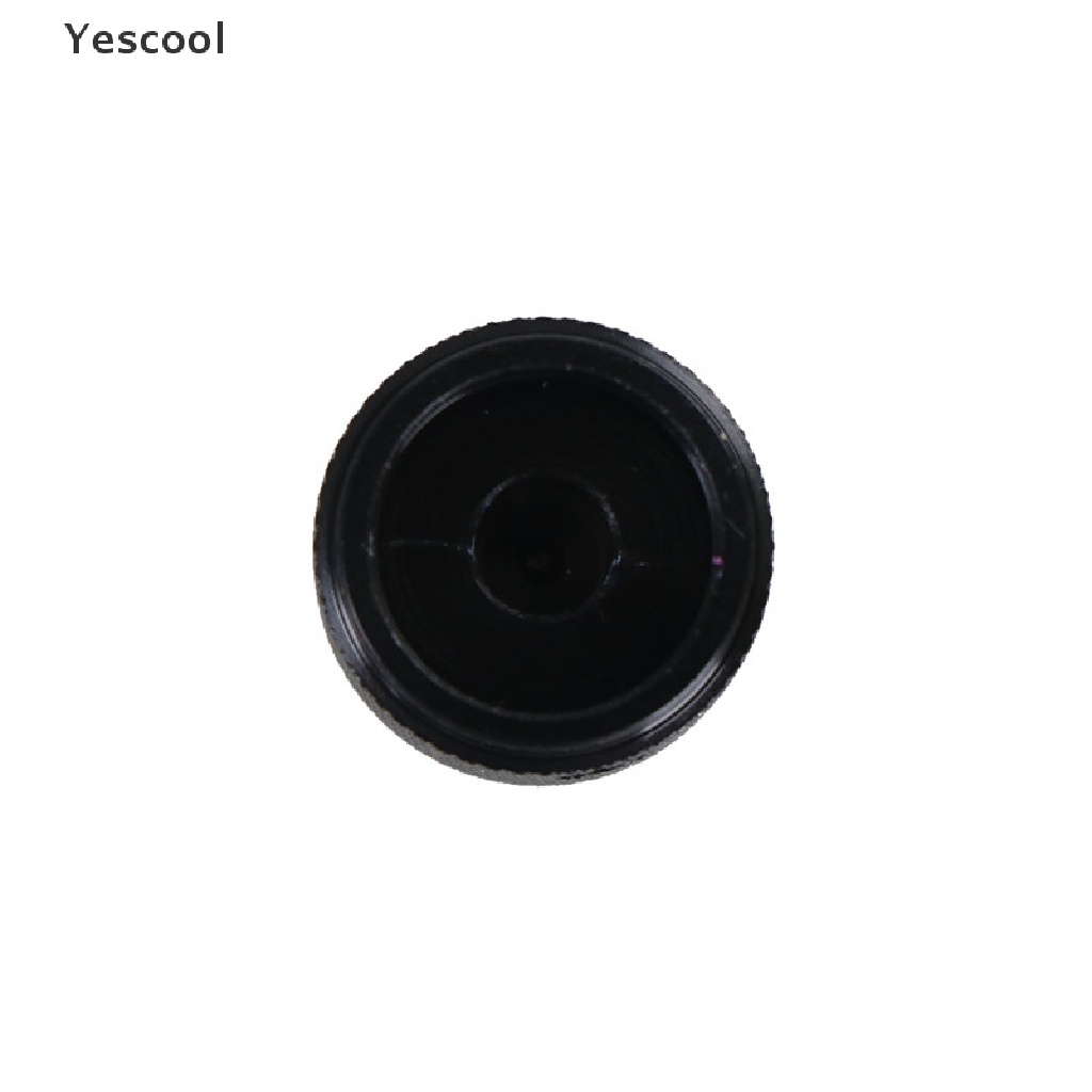 Yescool Kenop Potentiometer Putar Bahan Aluminum Warna Hitam Diameter 20mm x 15.5mm