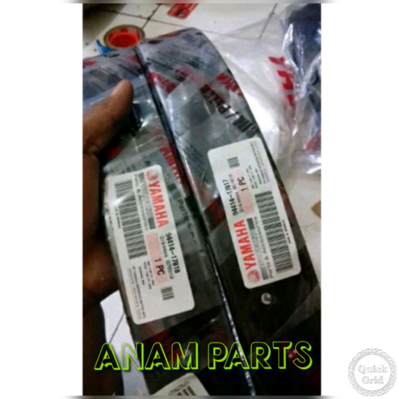 VELG DID DEPAN BELAKANG HITAM 17× 140 YAMAHA VEGA RR ZR  ORIGINAL YAMAHA