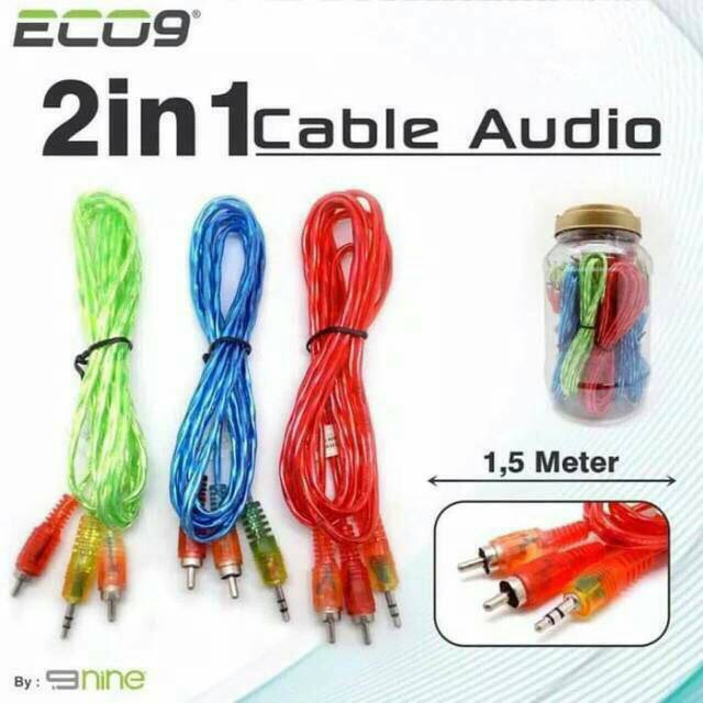 Kabel Aux audio 2 in 1