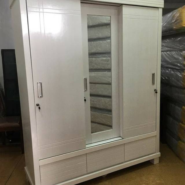 LEMARI PAKAIAN 2 PINTU JUMBO & 3 PINTU FULL MULTIPLEK / DUCO HALUS