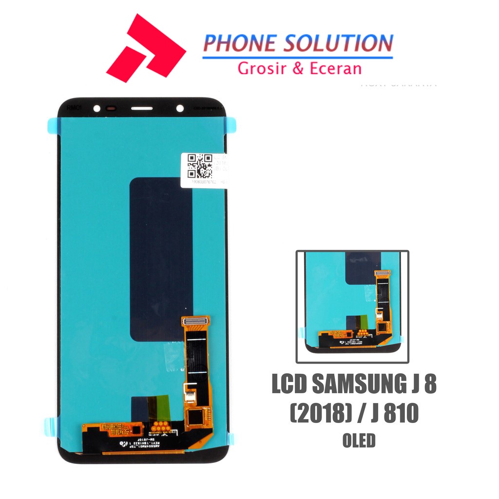 LCD Samsung J8 J810 2018 100% Original Fullset Touchscreen // Supplier LCD Samsung - Garansi 1 Bulan