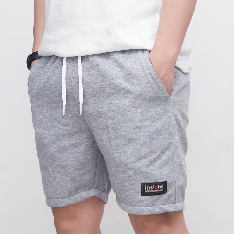 INSIGHTFULLY | Celana Olahraga Pendek Santai Boardshort Broadshort Walkshort Boxer Murah Berkualitas Distro Warna Hitam