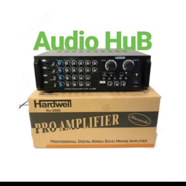 AMPLIFIER KARAOKE HARDWELL RV 2000 AMPLI HARDWELL RV2000 ORIGINAL