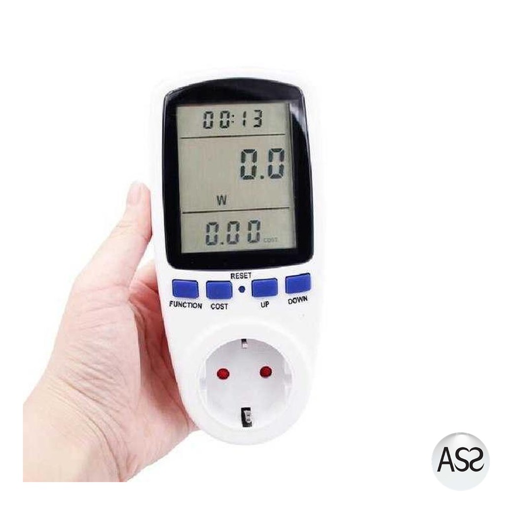 ASS Shop - Taffware kWh Meter Pengukur Biaya Lisrik Rumah Multifungsi - KWE-PM01