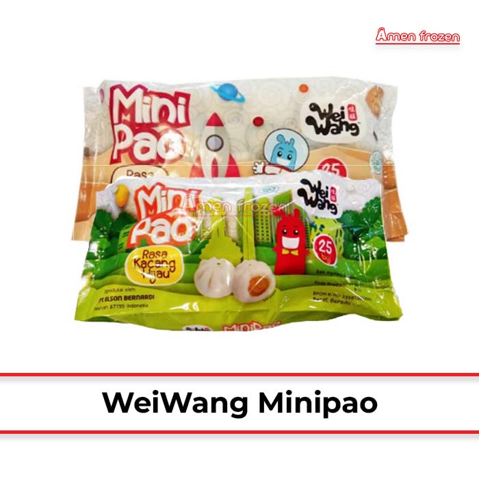 

Weiwang Minipao aneka rasa bakpao mini ameka