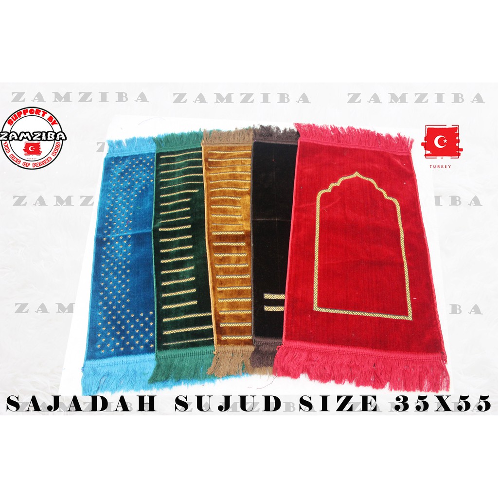 Sajadah Sujud Sajadah MINI Bisa COD motif Semi Polos perlengkapan Sholat