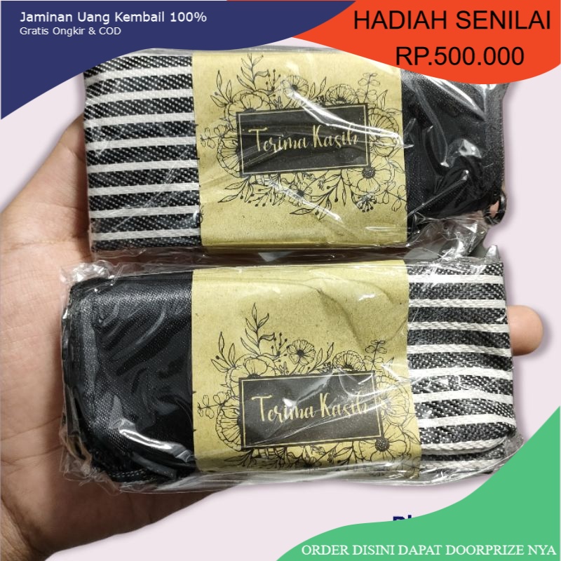 TERMURAH Souvenir Isi 50 pcs Dompet pouch salur kecil kecil bonus ucapan terima kasih souvenir perni