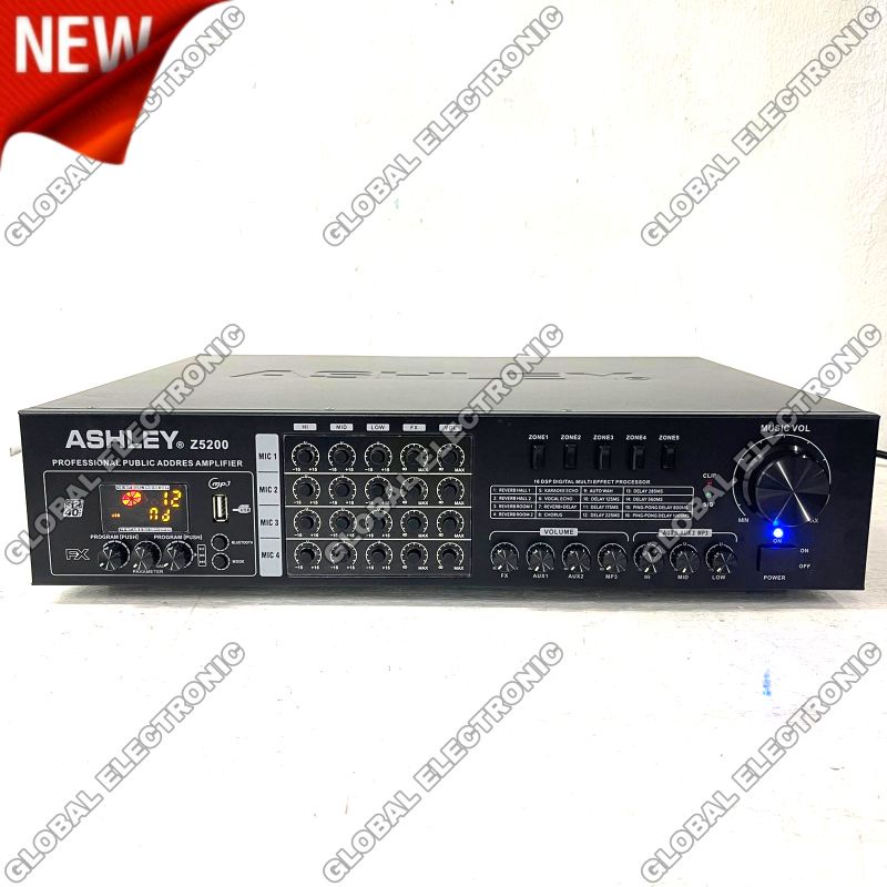Power Amplifier Ashley Z5200 Z 5200 Original Ashley