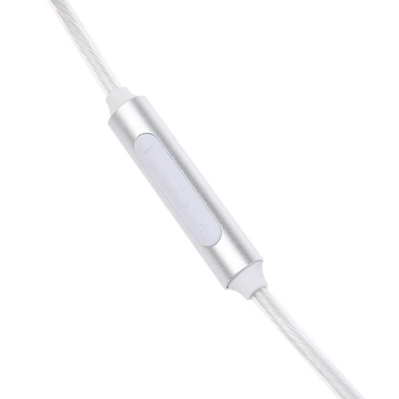 Btsg Kabel Audio Jack 3.5mm Male Dengan Mic + Kontrol Volume Untuk Headphone