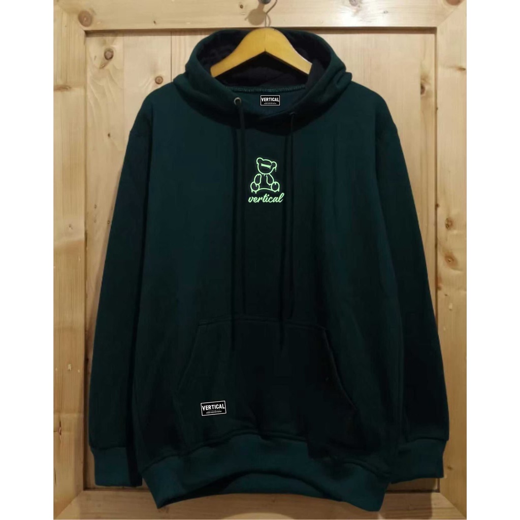JAKET Sweater Hoodie Pria Terbaru Switer Oblong Cowok Cewek Warna HIJAU BOTOL Oversize Jaket Pria Wanita Original Distro Bandung Bahan Fleece Cotton Tebal SIZE M L XL XLL JUMBO