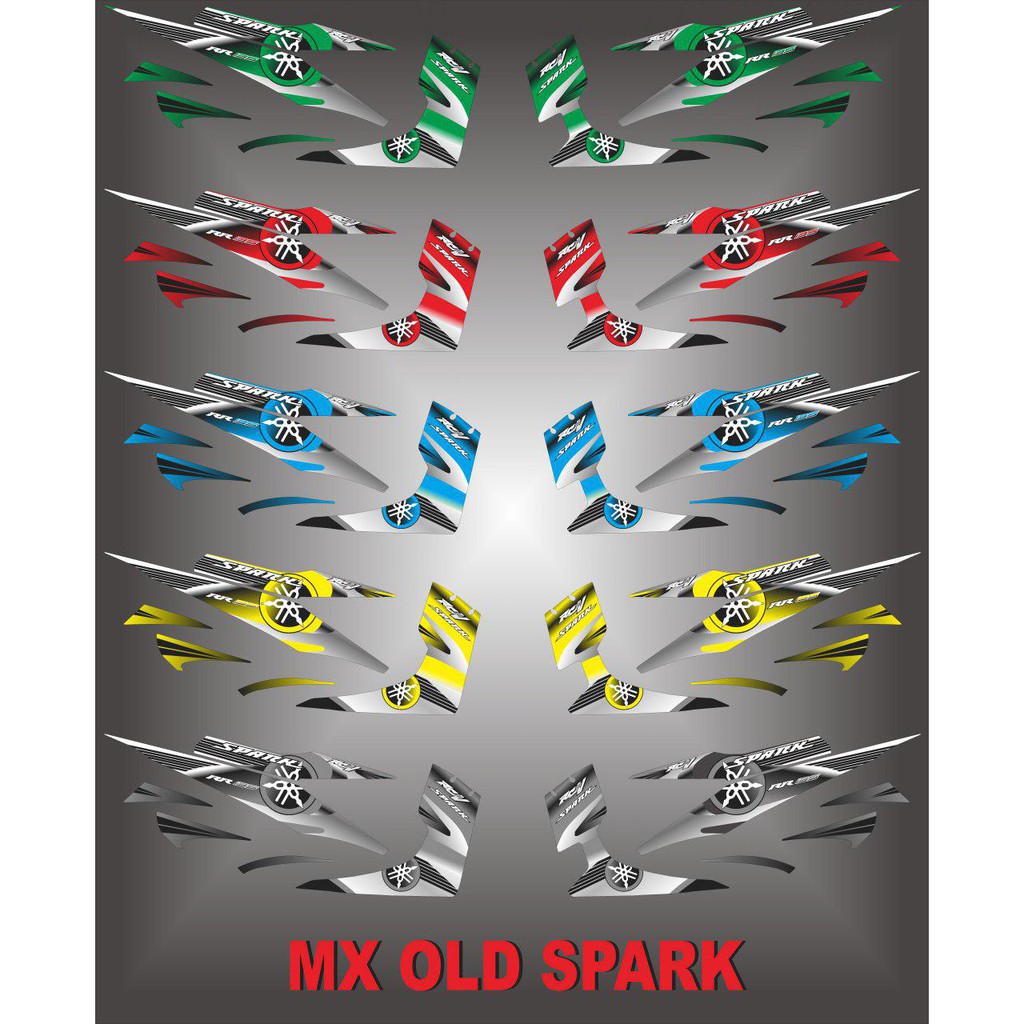 Sticker Striping Motor Yamaha Old Jupiter MX Spark