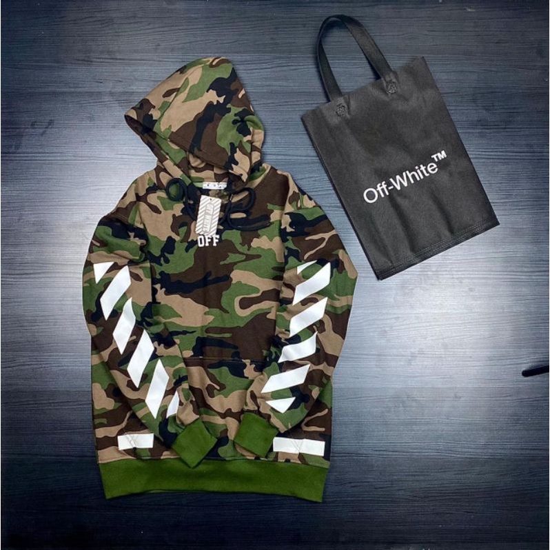 Hoodie Camo/Loreng original skm off white Bape