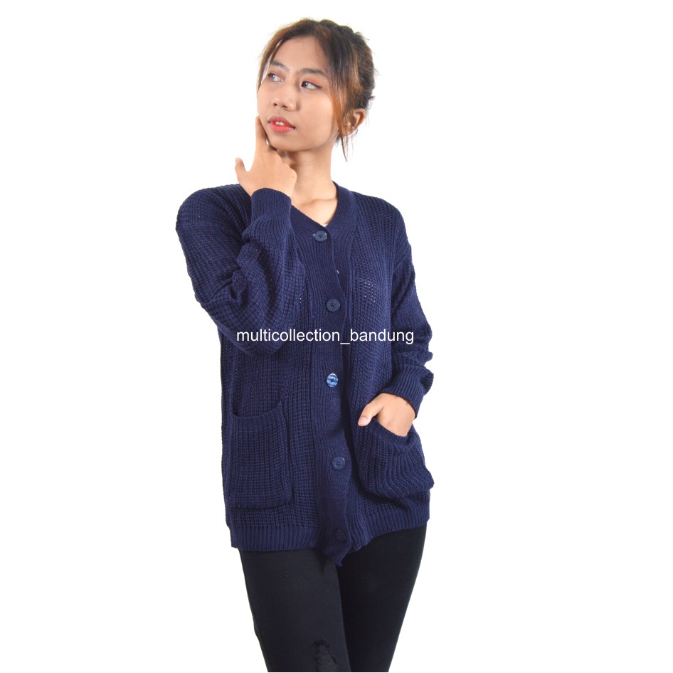 MERISSA CARDY PREMIUM KNIT / Cardigan Rajut XL / Merissa Outer Knit / Cardigan Sweater Wanita-6