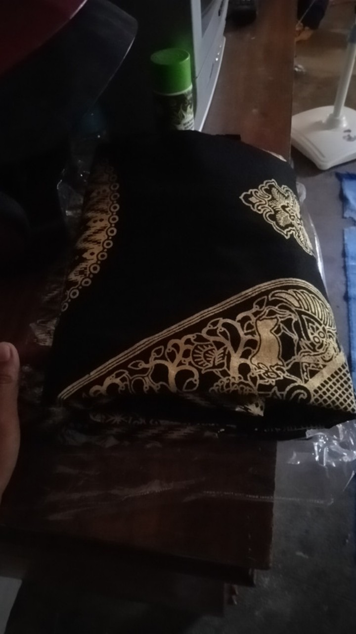 Batik Couple Keluarga Sania Ruffle Sarimbit Batik Keluarga Seragaman Motif Wayang Prada