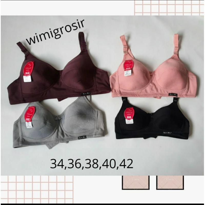 WINA BRA WANITA/BH WANITA CANTIK tanpa kawat lembut dan nyaman