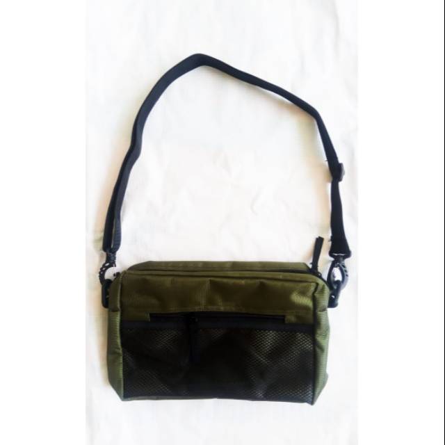 (New arival) pouchbag original polos hijau army/masengger bag polos pria/wanita/waitsbag polo wanita