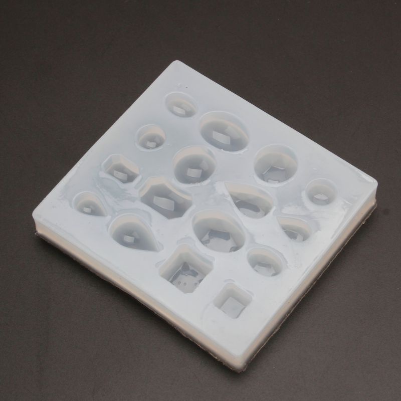 SIY  Cabochon Gem Silicone Mold Oval Square Round Shapes Resin Epoxy Jewelry  Making