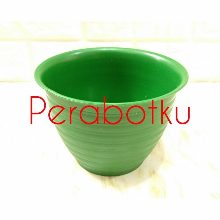 Pot Bunga Lebah 15 Hijau Tabitha / Pot Bunga Plastik / Pot Tanaman