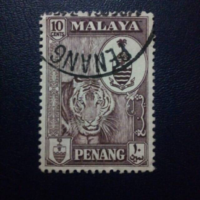 Uang kuno Malaysia.. Penang harimau Malaya