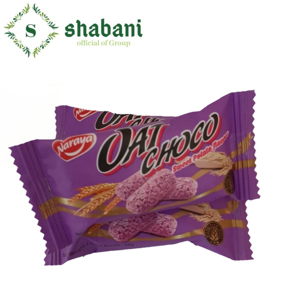 Naraya Oat Choco Sweet Potato Eceran / Sereal Gandum Per Pcs