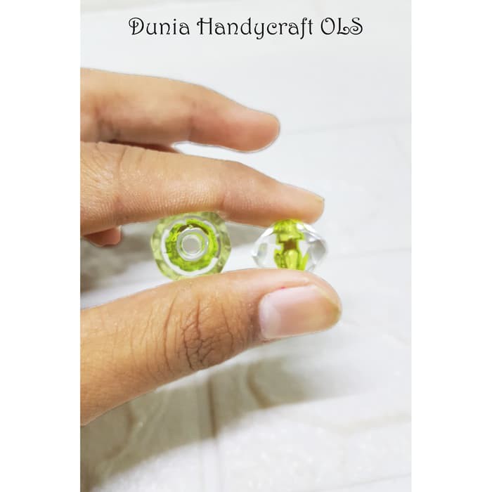 DIY Mote Diamond Isi 12 mm Bahan Kerajinan Tangan Anting Bros Kalung