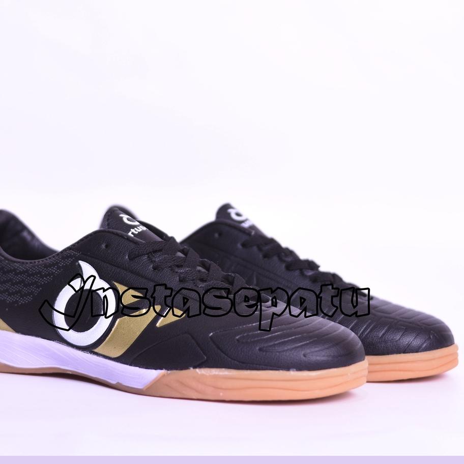 ✯ Sepatu Futsal Ortuseight Jogosala Marvelous BBS Black Gold ●