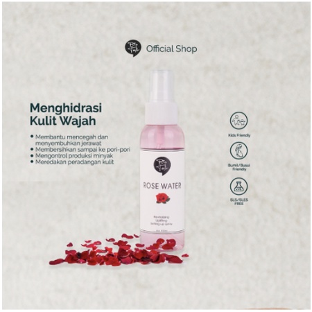 Bio Talk BPOM Natural Multifungsi Rose Water Toner , air mawar