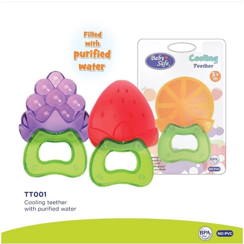 Baby Safe Cooling Teether with case / babySafe mainan gigitan bayi with purified water