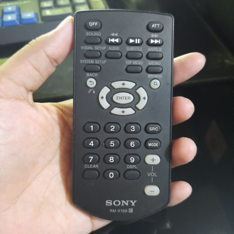 REMOTE REMOT DVD SONY RM-X168 ORIGINAL ASLI