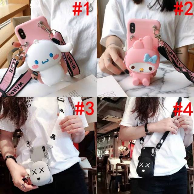 Soft case lucu dompet karakter