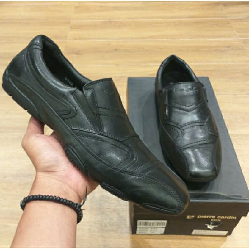 sepatu PIERRE CARDIN 9409 BLACK CASUAL ORIGINAL