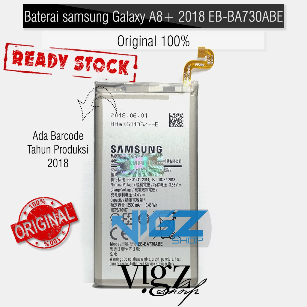 Baterai Samsung Galaxy A8+ 2018 A730F Original 100% SEIN