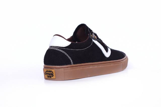 Sepatu Lokal Shoes Local Pride Cevany Ballad Os Low Cut Black Gum