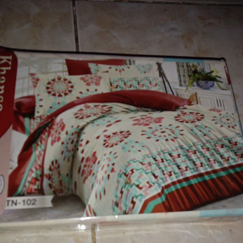 sprei khansa/sprei motif/sprei murah/ukuran 120x200